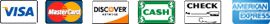 payment methods we accept